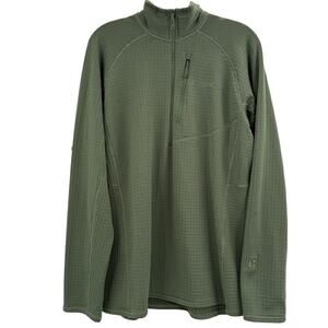 Patagonia R1 Half Zip Fleece Pullover Womens XL‎ Green